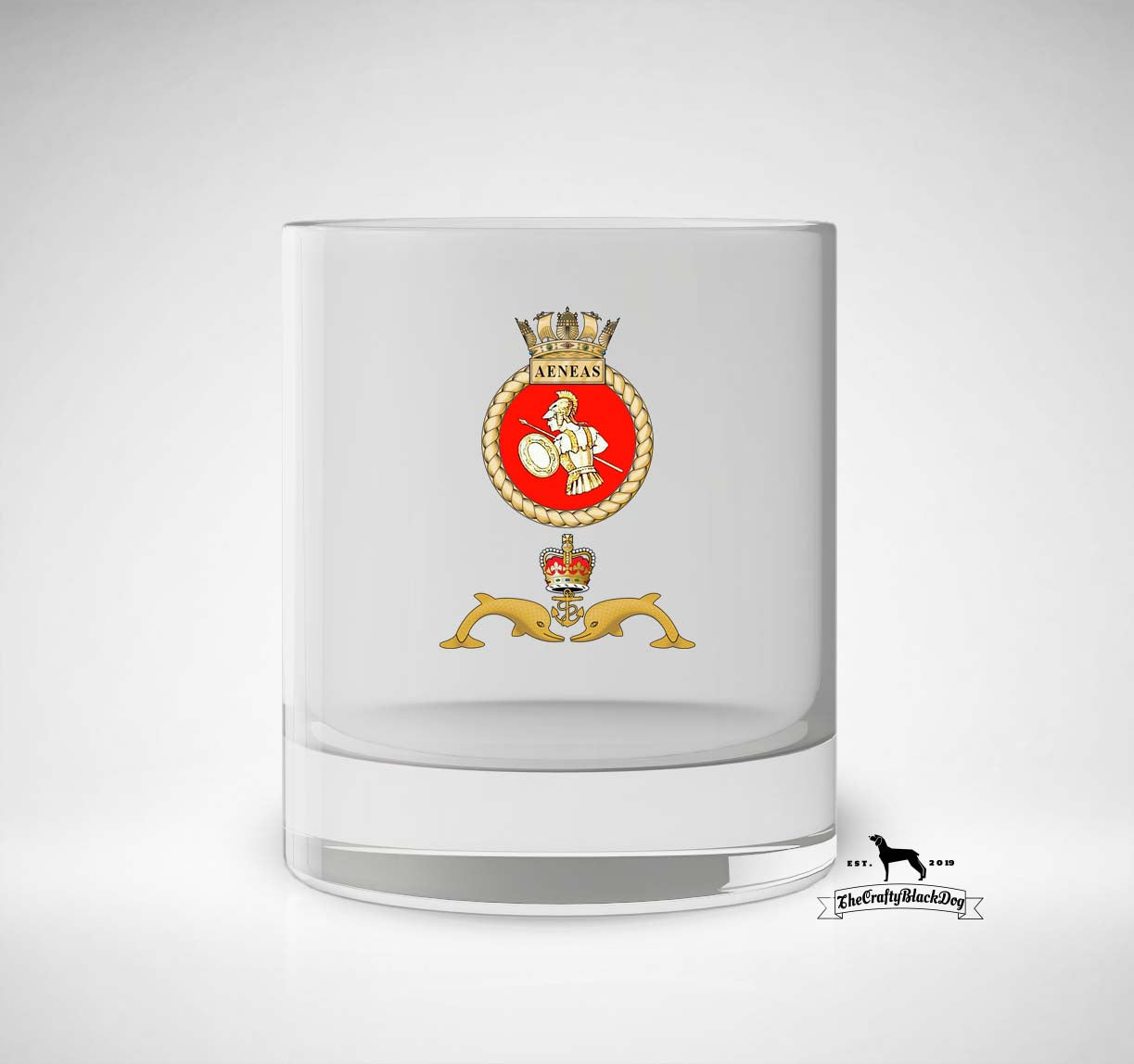 HMS Aeneas - Whiskey/Spirit Glass