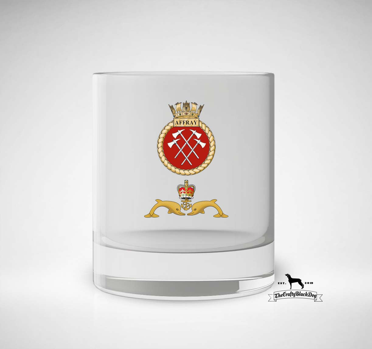 HMS Affray - Whiskey/Spirit Glass
