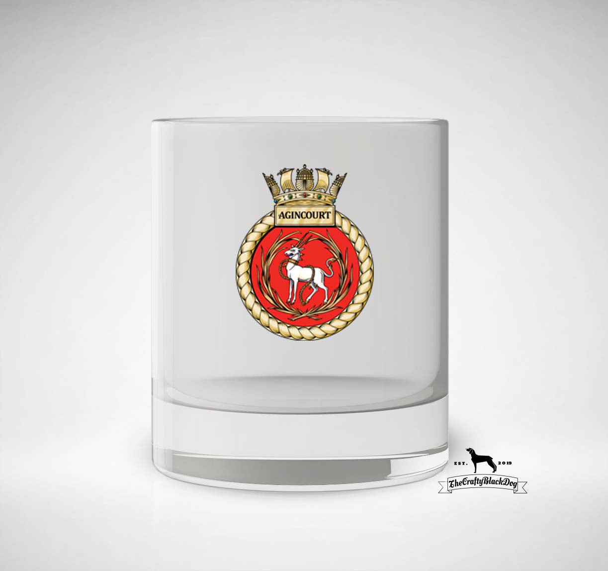HMS Agincourt - Whiskey/Spirit Glass
