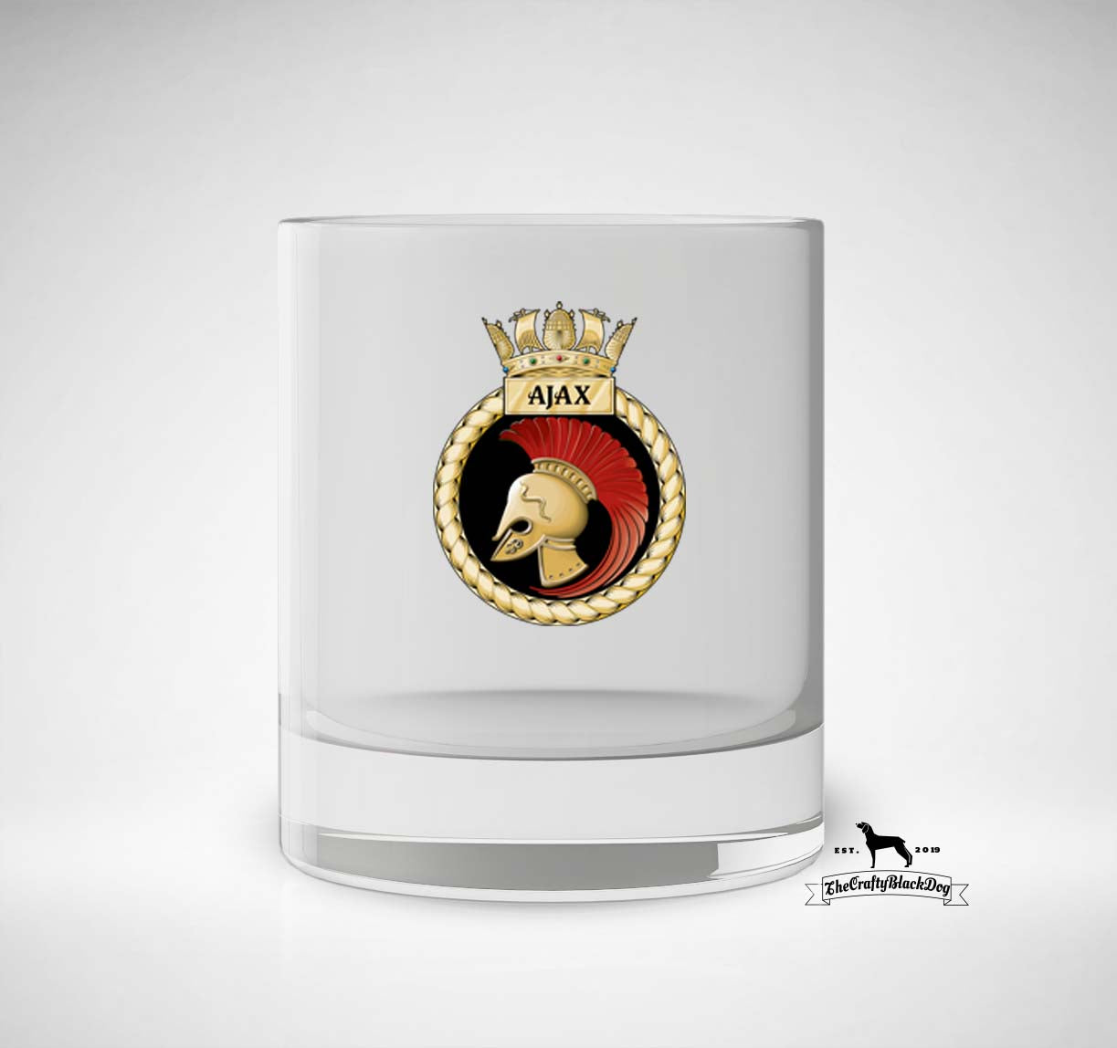 HMS Ajax - Whiskey/Spirit Glass