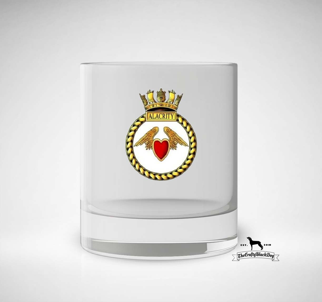 HMS Alacrity - Whiskey/Spirit Glass