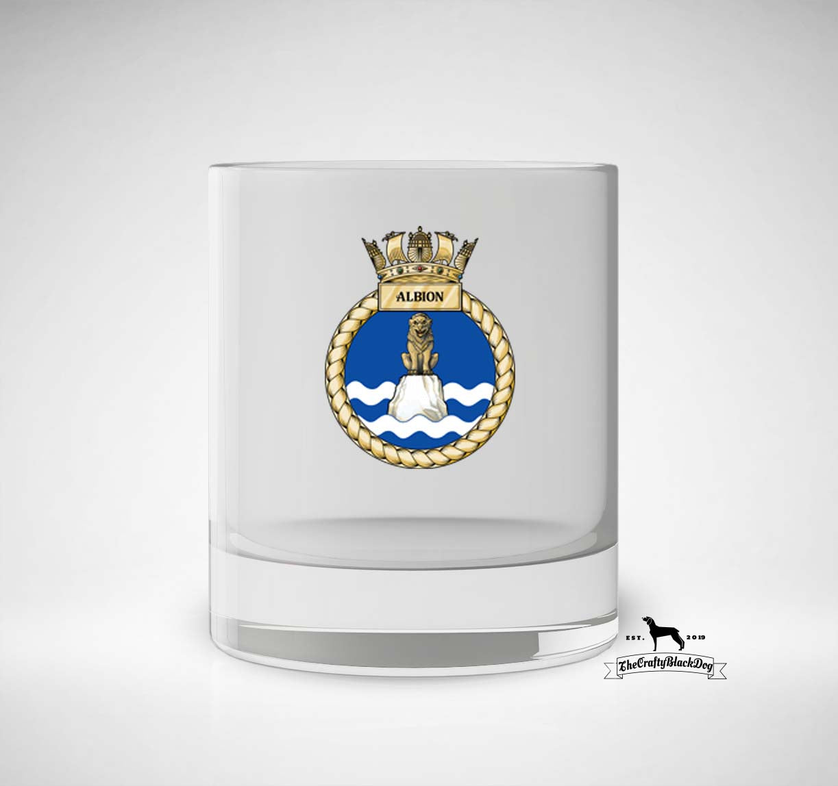 HMS Albion - Whiskey/Spirit Glass