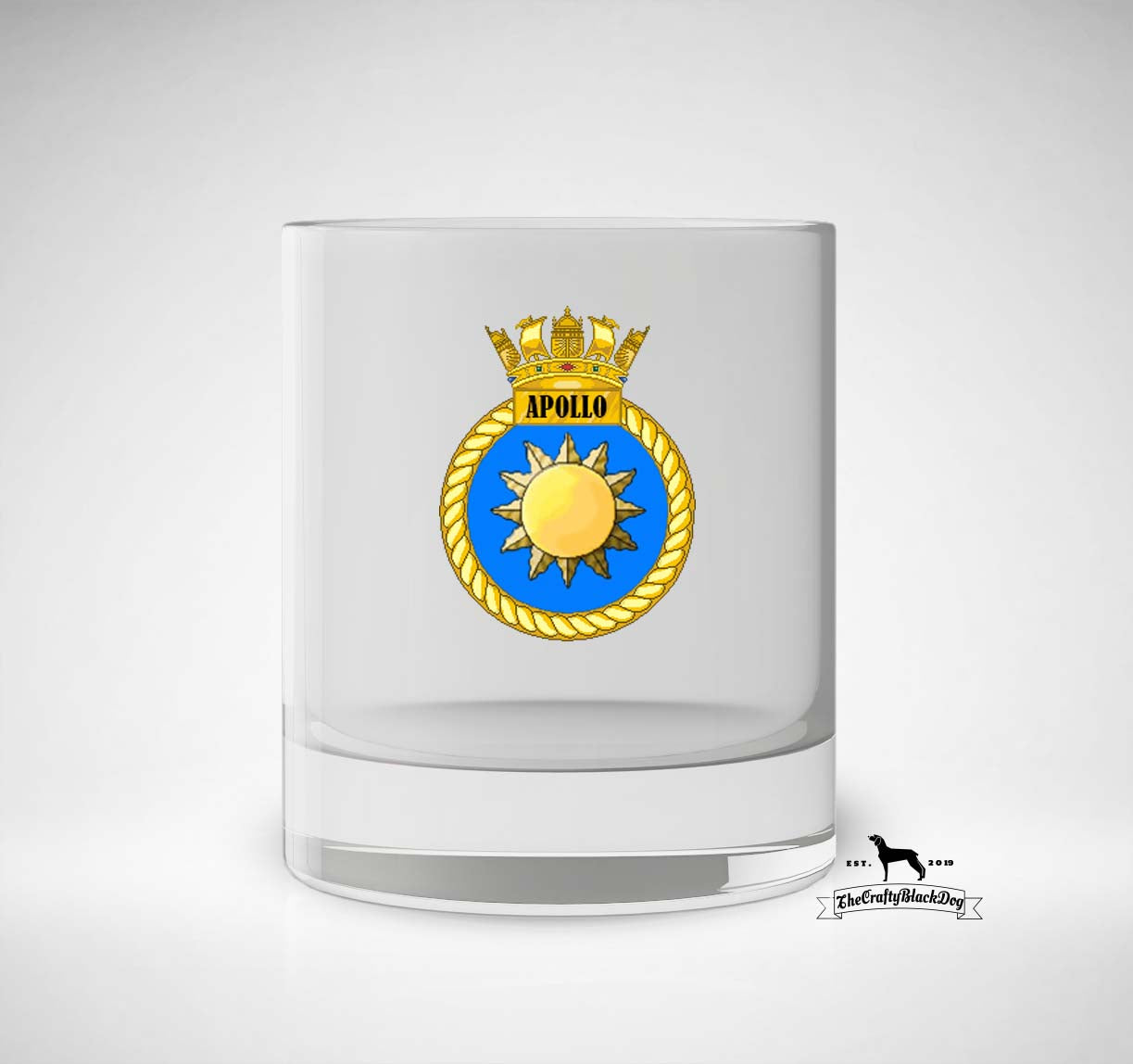 HMS Apollo - Whiskey/Spirit Glass