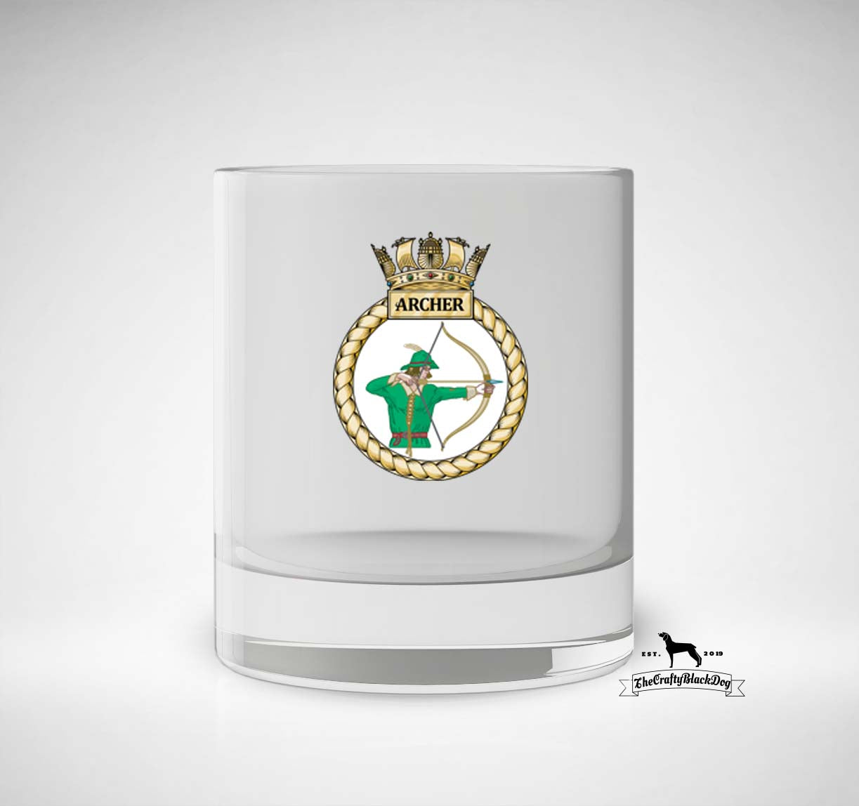 HMS Archer - Whiskey/Spirit Glass