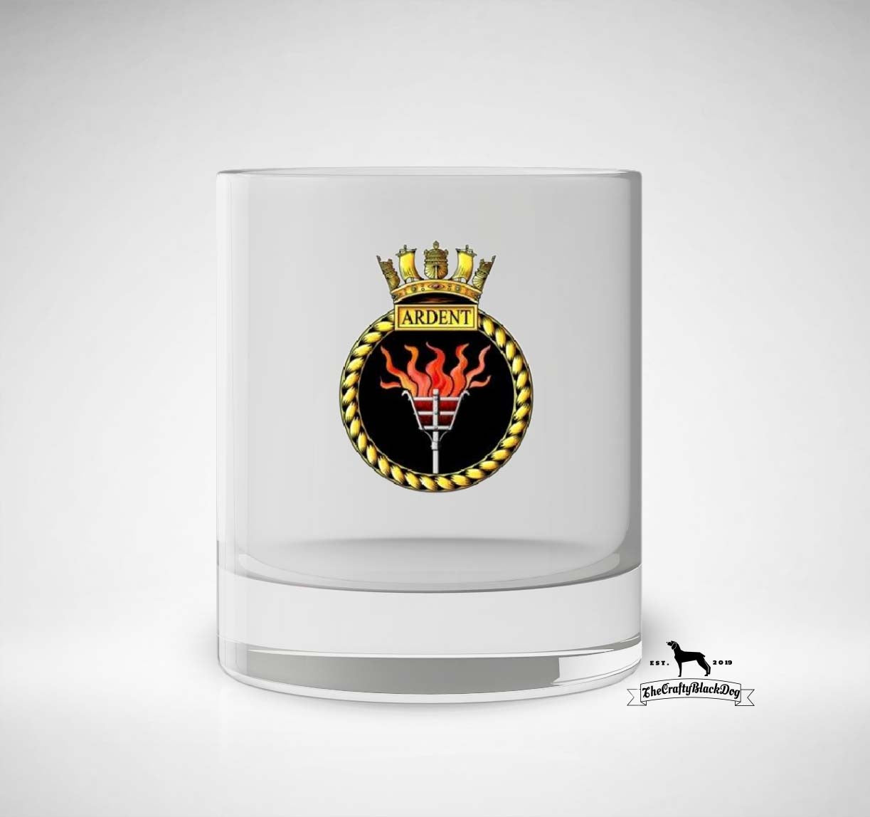 HMS Ardent - Whiskey/Spirit Glass