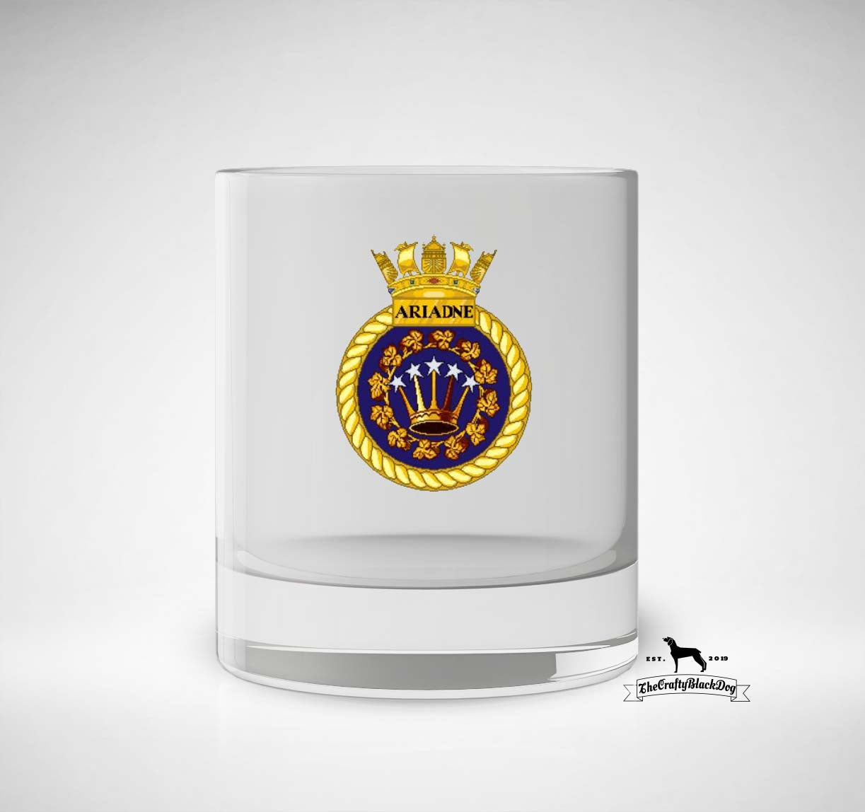 HMS Ariadne - Whiskey/Spirit Glass