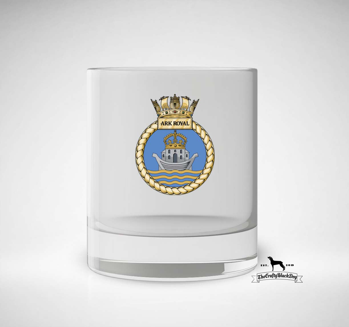 HMS Ark Royal - Whiskey/Spirit Glass