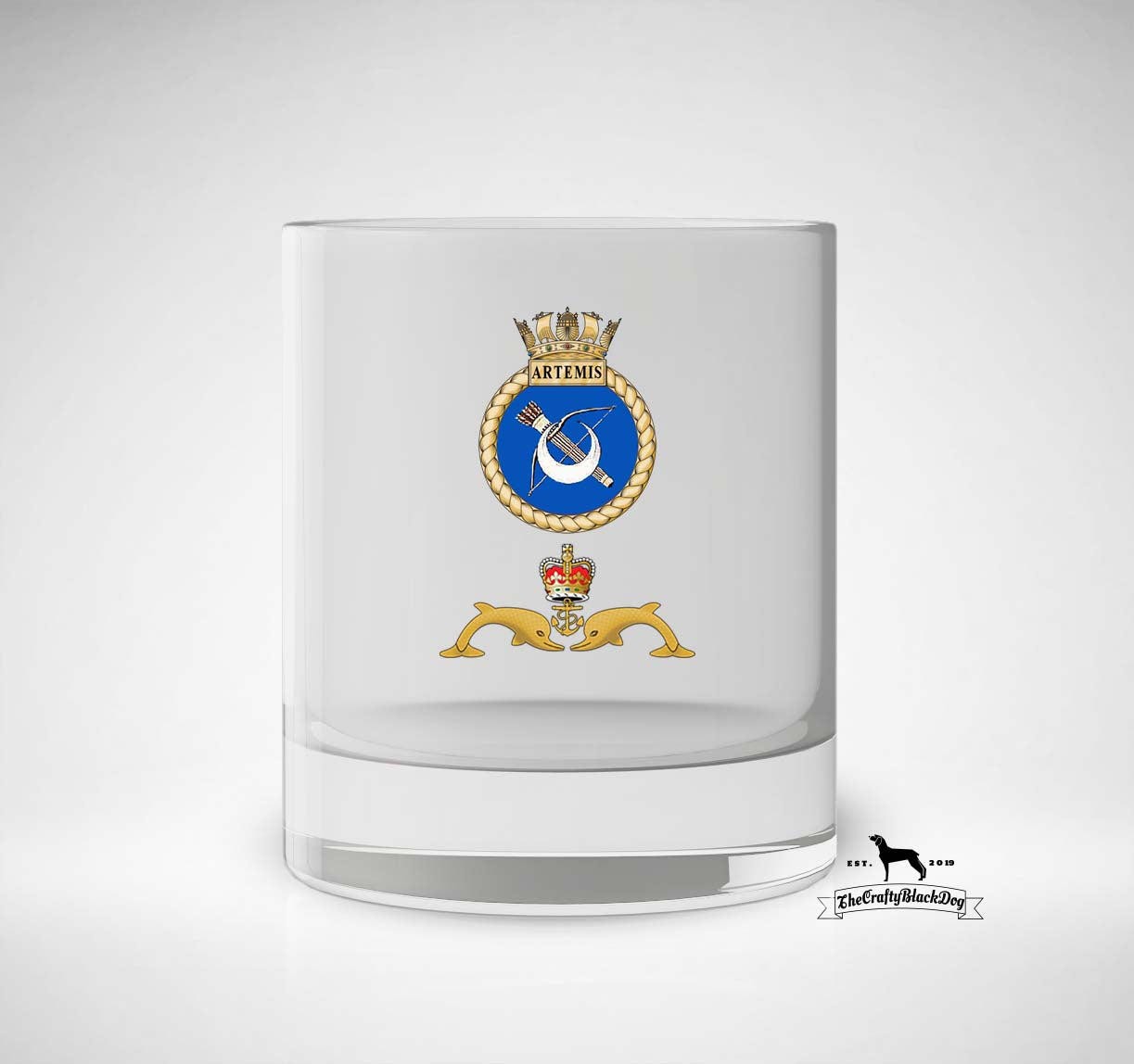 HMS Artemis - Whiskey/Spirit Glass