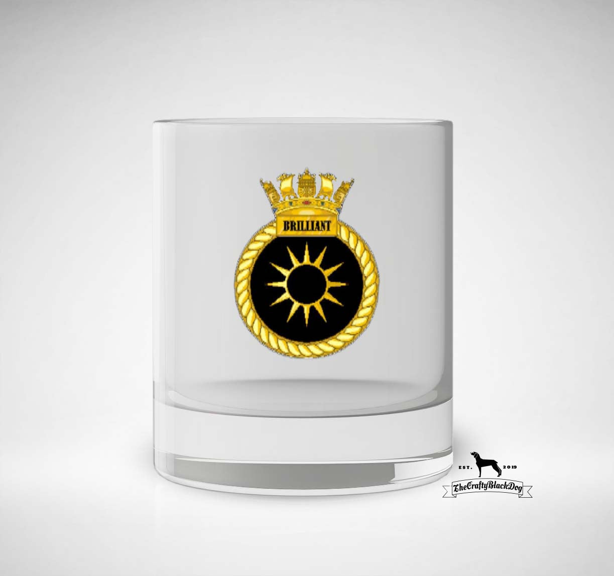 HMS Brilliant - Whiskey/Spirit Glass