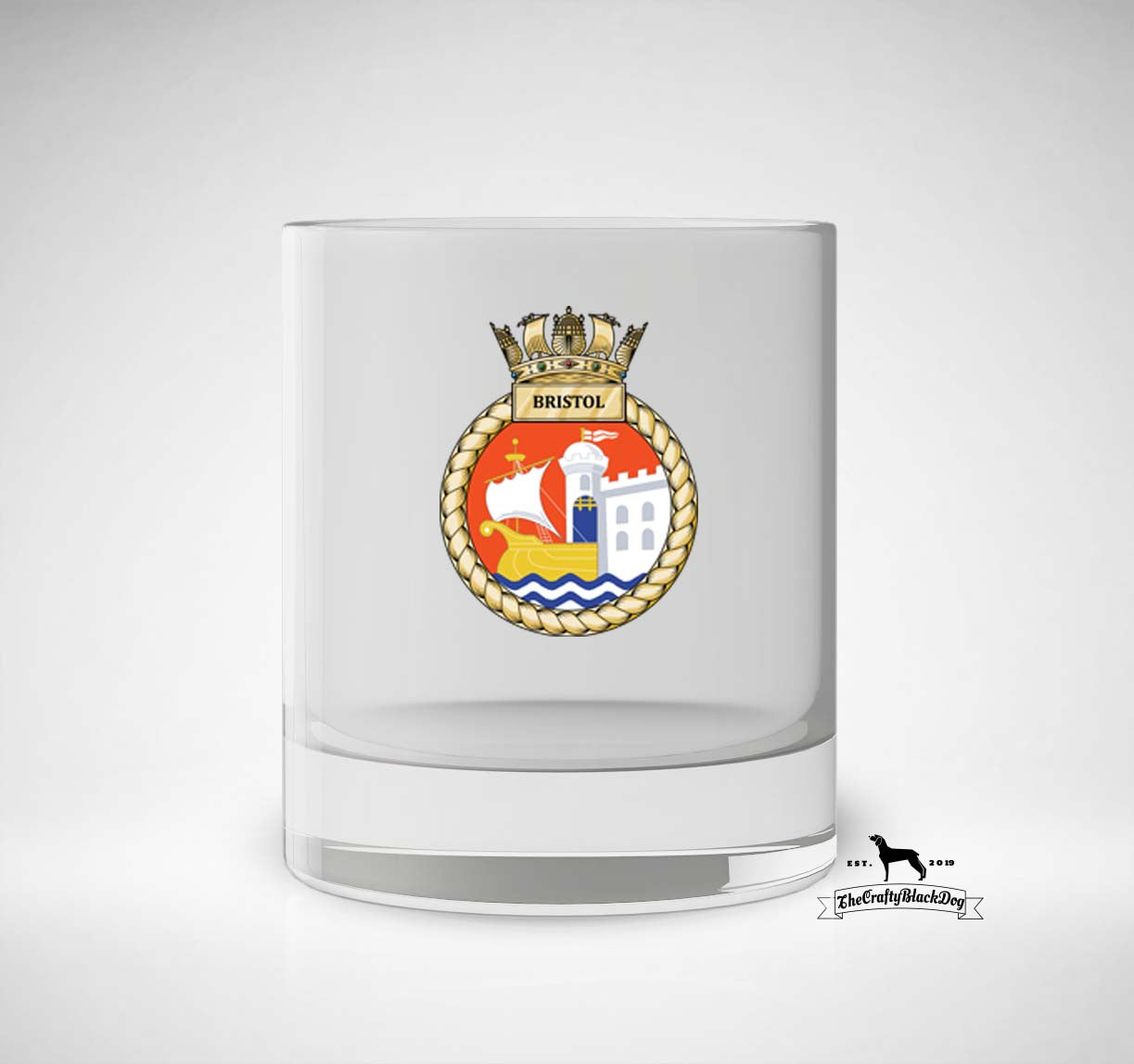 HMS Bristol - Whiskey/Spirit Glass