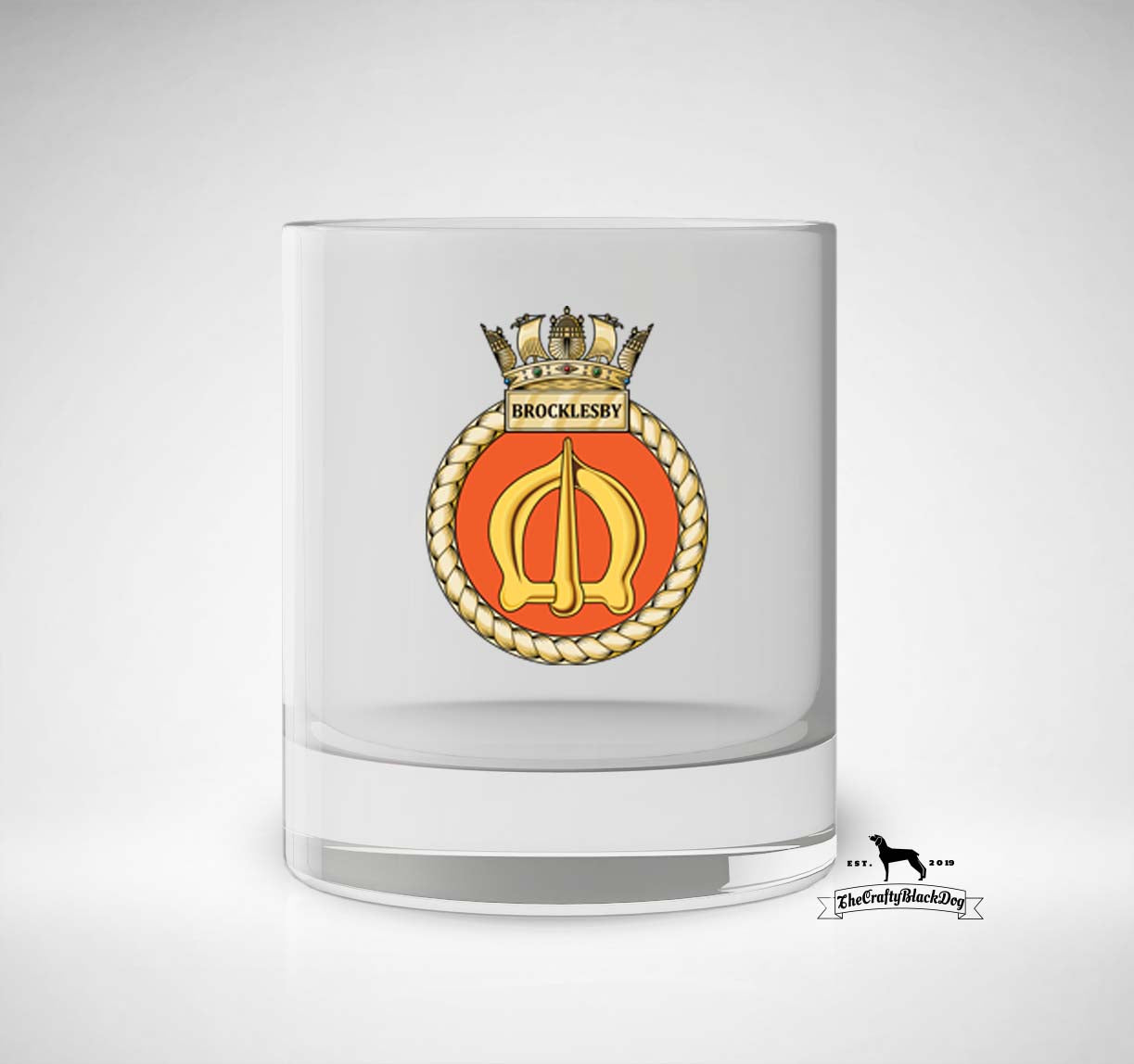 HMS Brocklesby - Whiskey/Spirit Glass