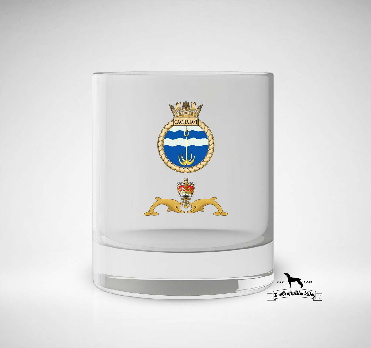 HMS Cachalot - Whiskey/Spirit Glass