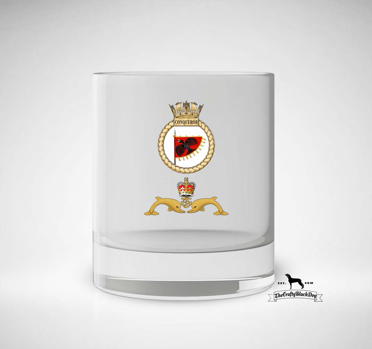 HMS Conqueror - Whiskey/Spirit Glass