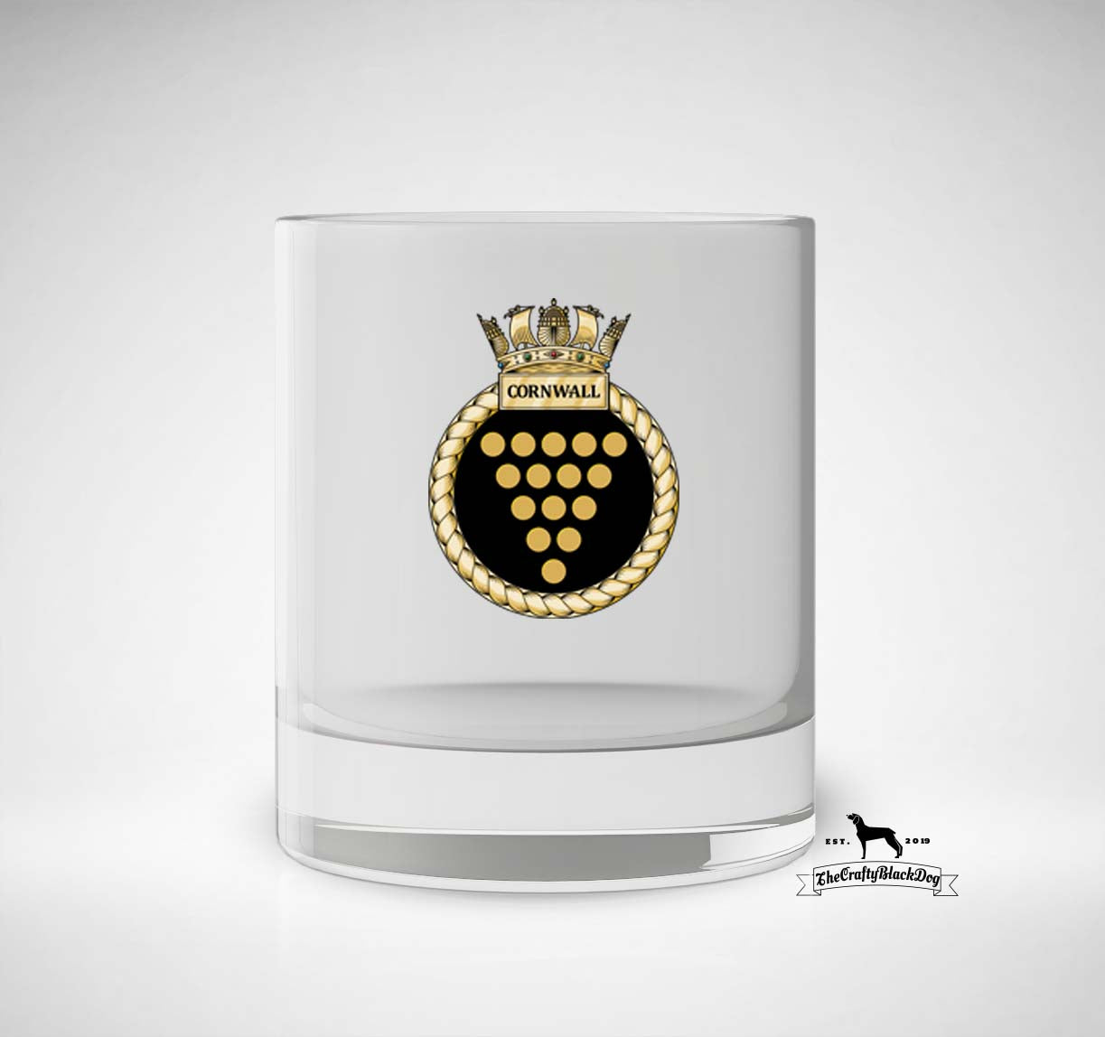 HMS Cornwall - Whiskey/Spirit Glass
