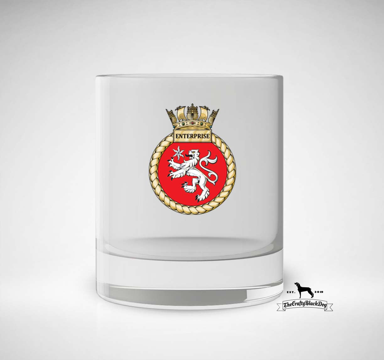 HMS Enterprise - Whiskey/Spirit Glass