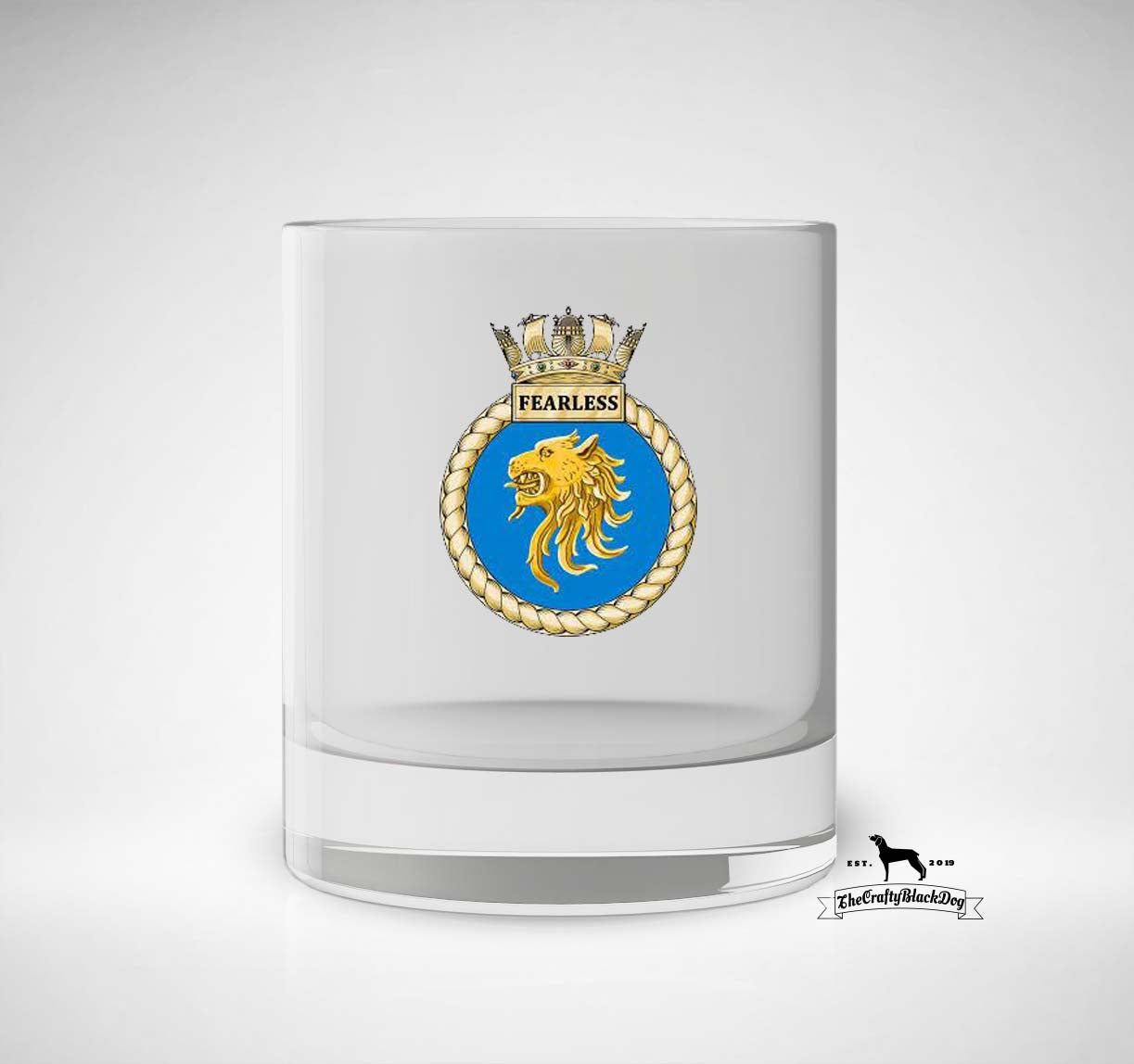 HMS Fearless - Whiskey/Spirit Glass