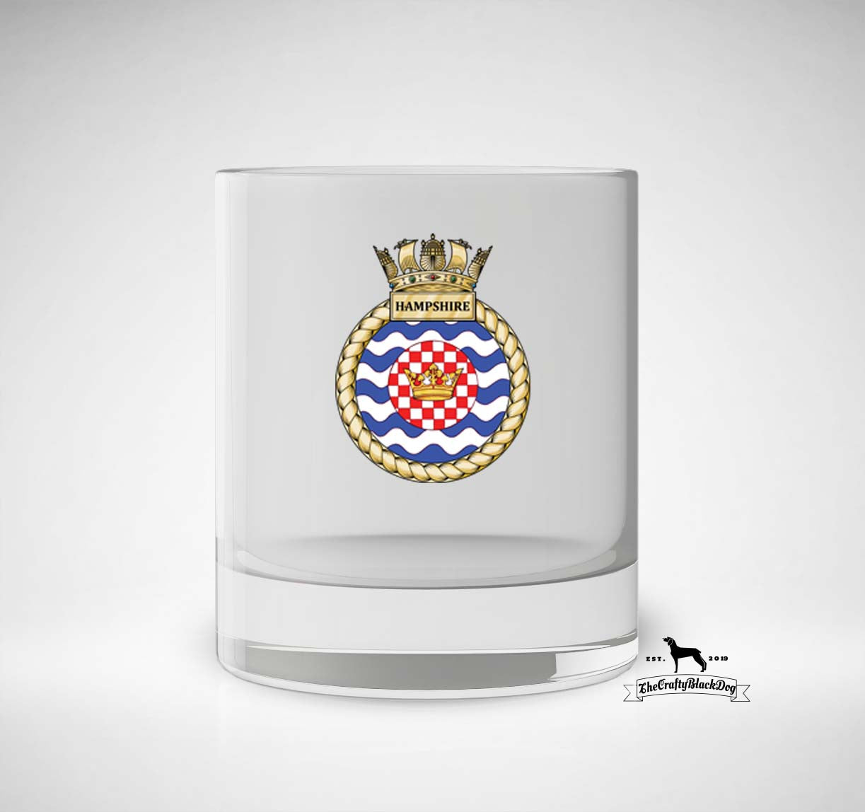 HMS Hampshire - Whiskey/Spirit Glass