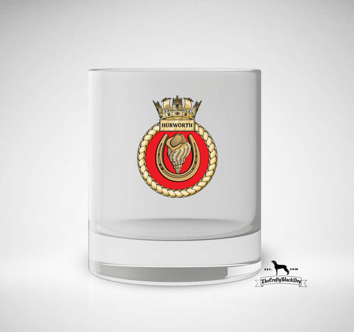 HMS Hurworth - Whiskey/Spirit Glass