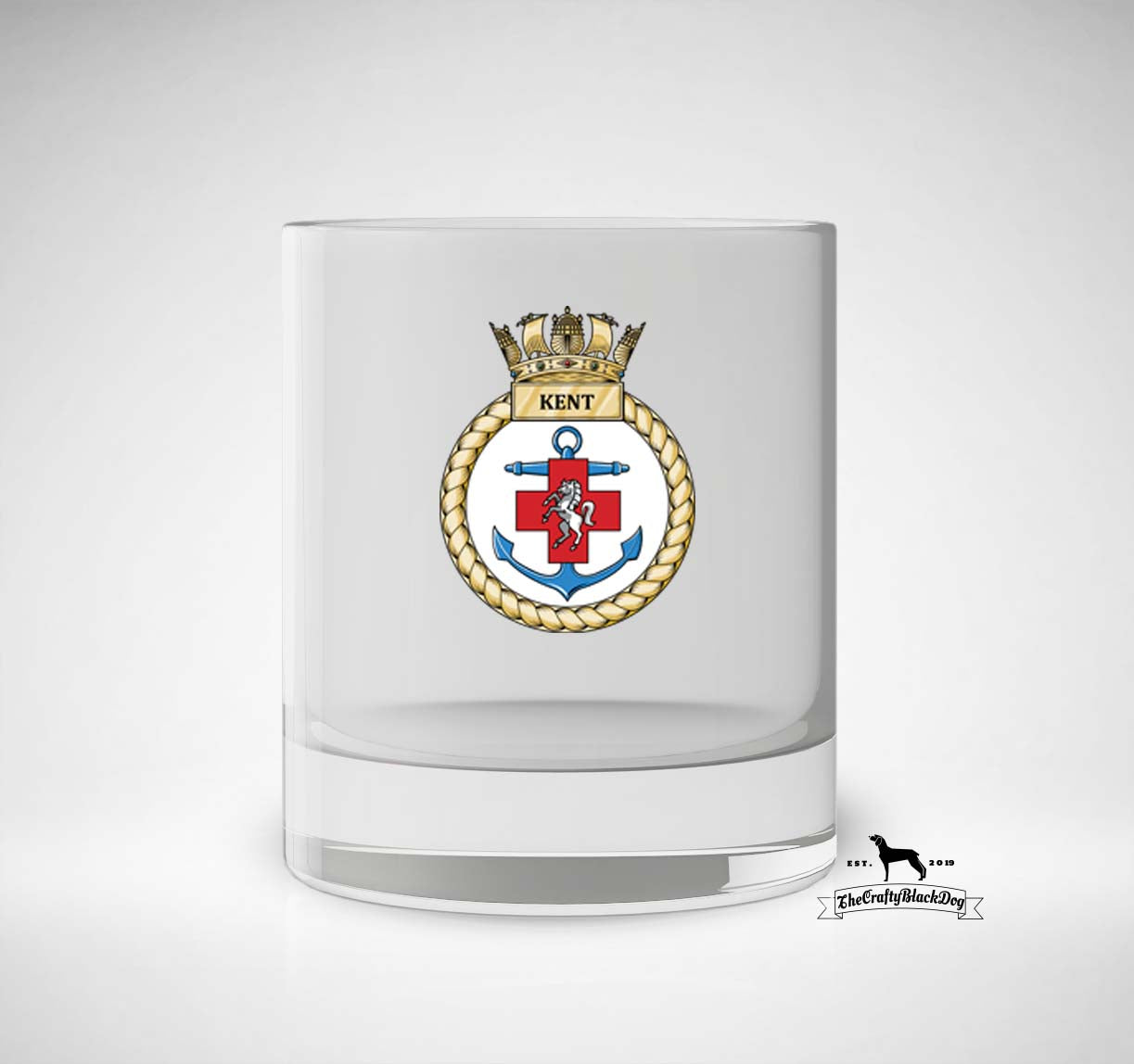 HMS Kent - Whiskey/Spirit Glass