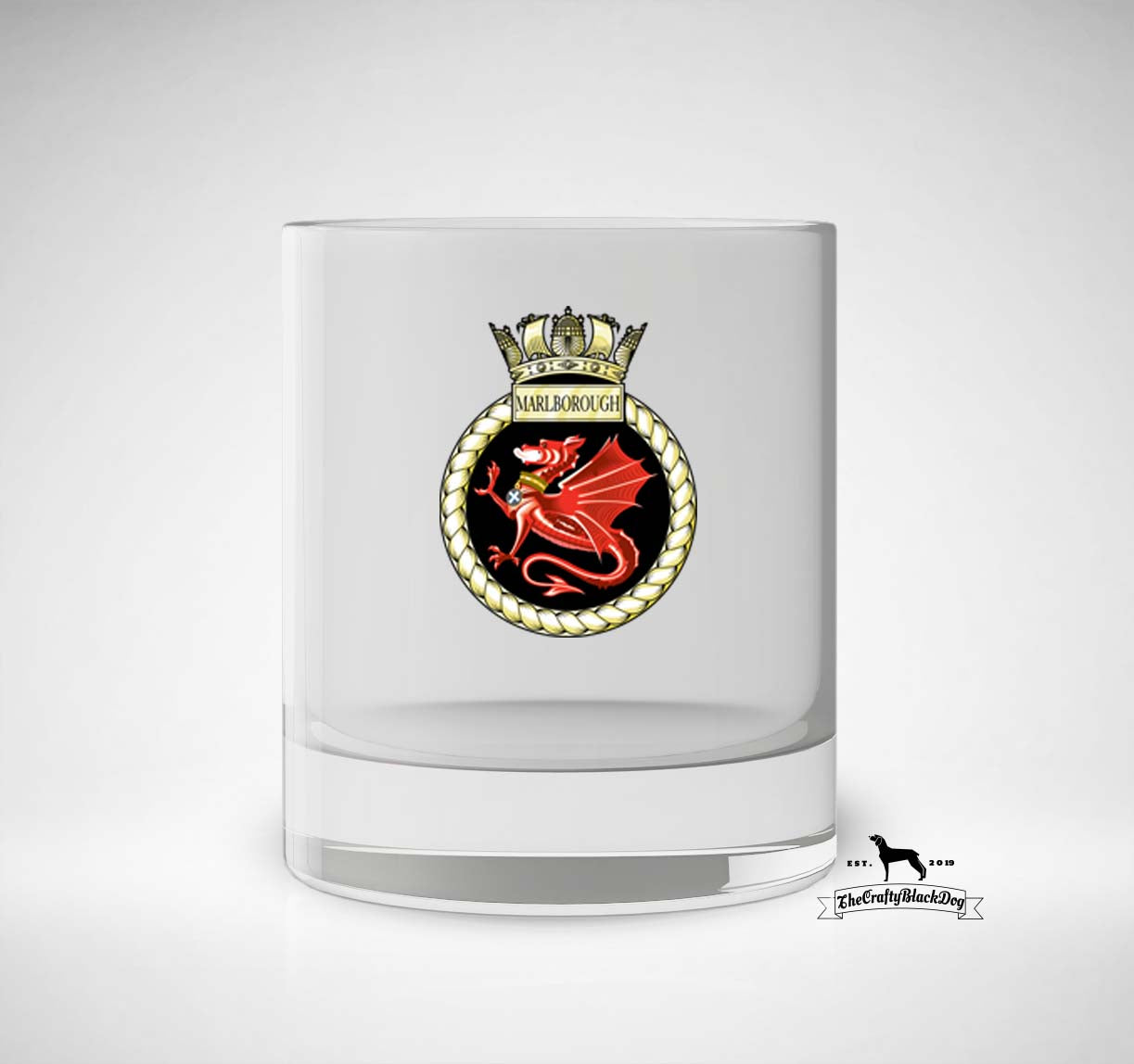 HMS Marlborough - Whiskey/Spirit Glass