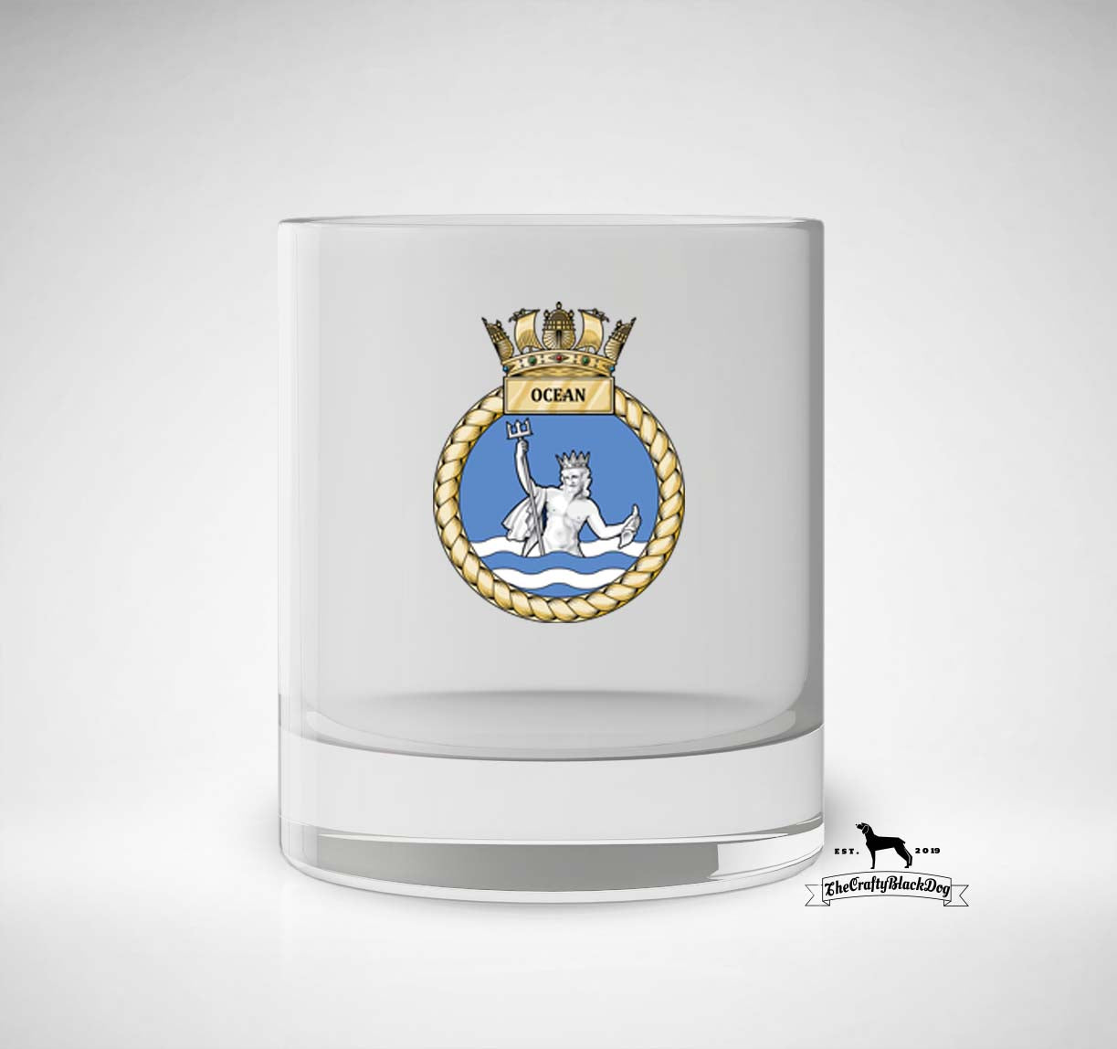 HMS Ocean - Whiskey/Spirit Glass