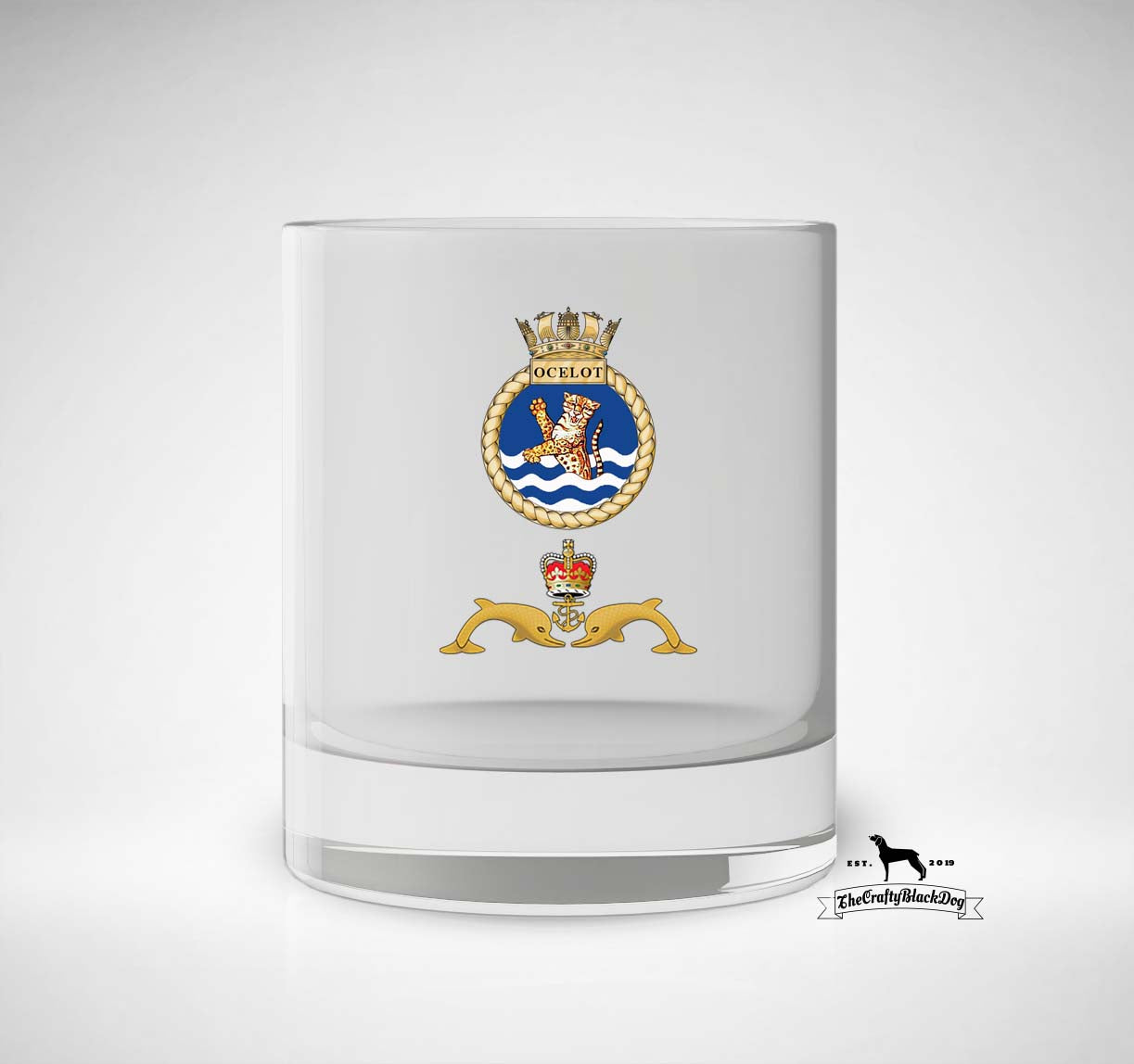 HMS Ocelot - Whiskey/Spirit Glass