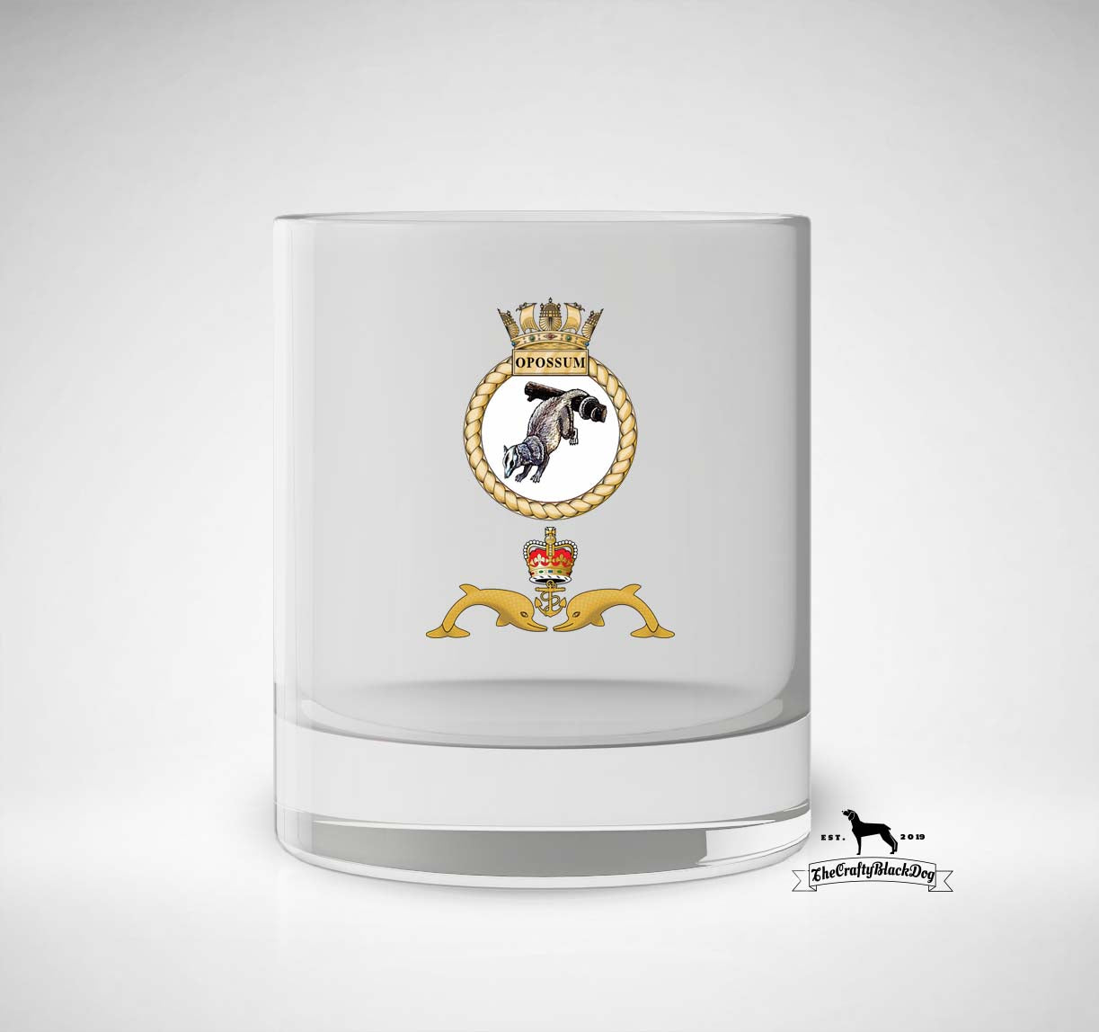HMS Opossum - Whiskey/Spirit Glass