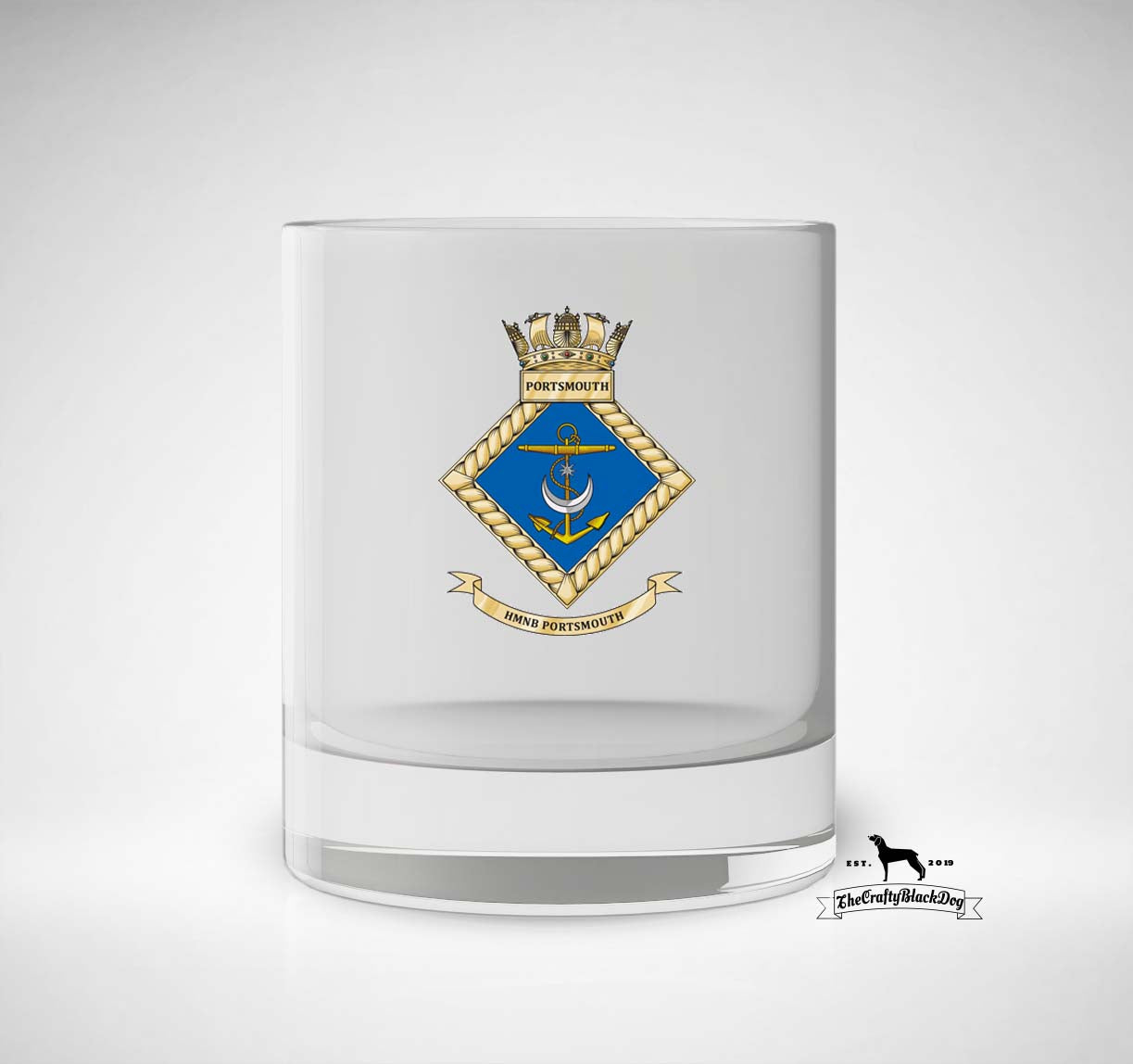 HMNB Portsmouth - Whiskey/Spirit Glass