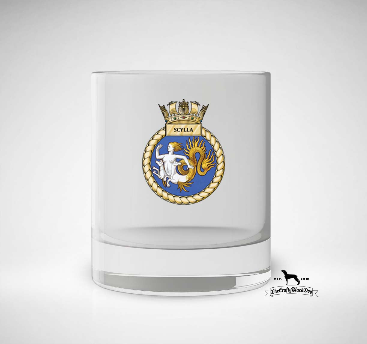 HMS Scylla - Whiskey/Spirit Glass