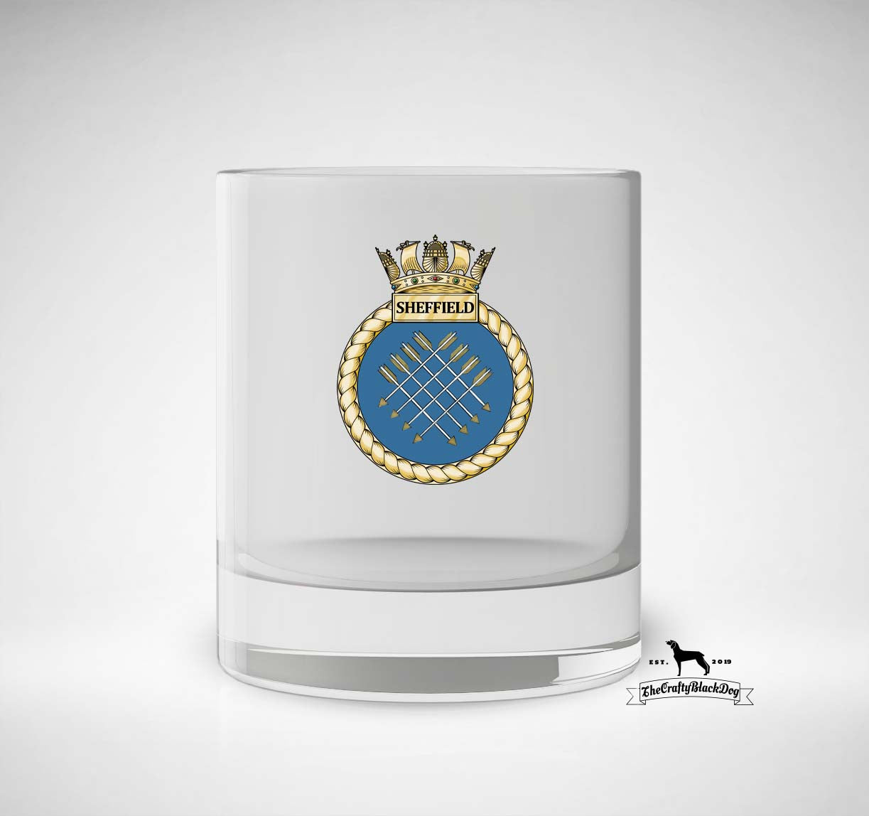 HMS Sheffield - Whiskey/Spirit Glass
