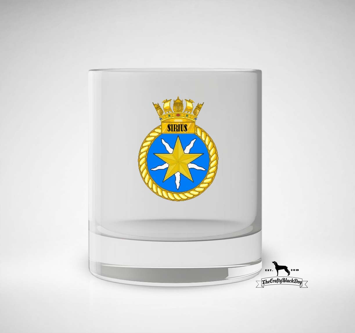 HMS Sirius - Whiskey/Spirit Glass