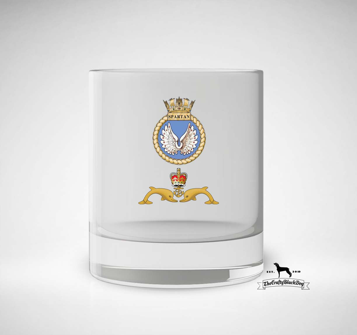 HMS Spartan - Whiskey/Spirit Glass