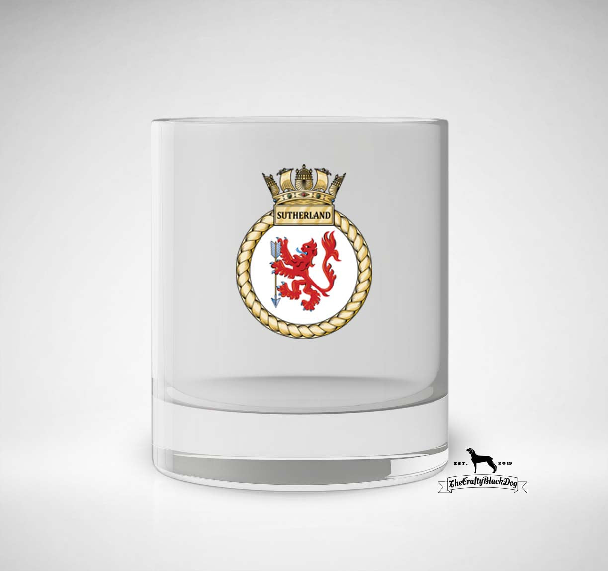 HMS Sutherland - Whiskey/Spirit Glass
