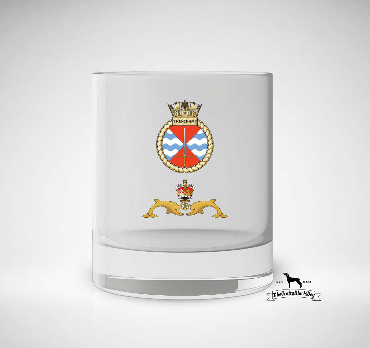 HMS Trenchant - Whiskey/Spirit Glass