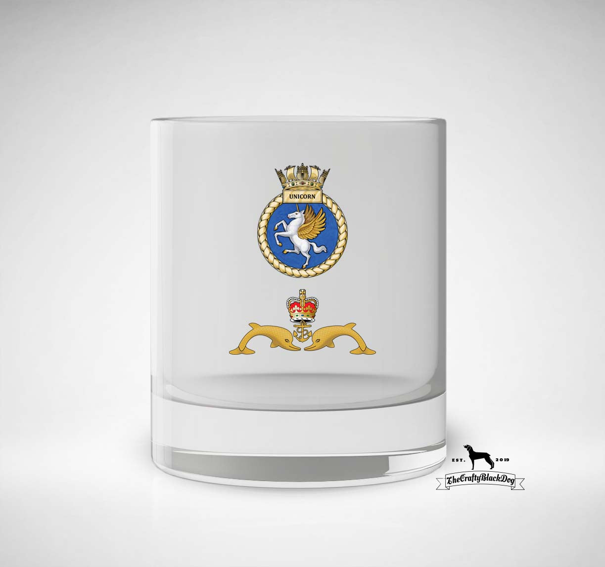 HMS Unicorn - Whiskey/Spirit Glass