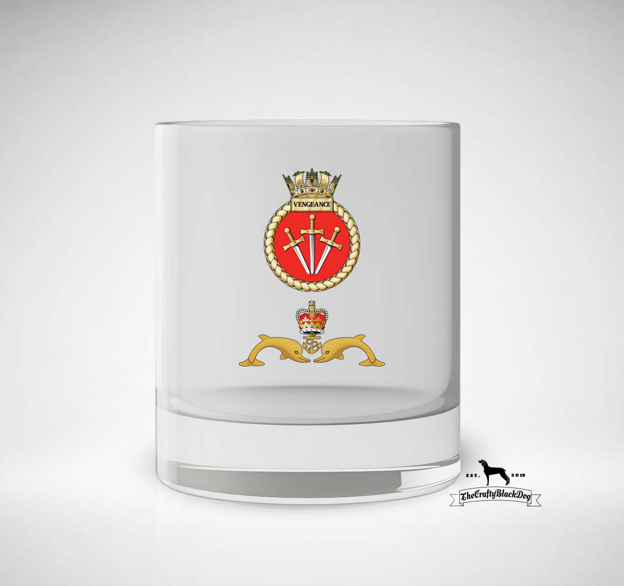 HMS Vengeance - Whiskey/Spirit Glass