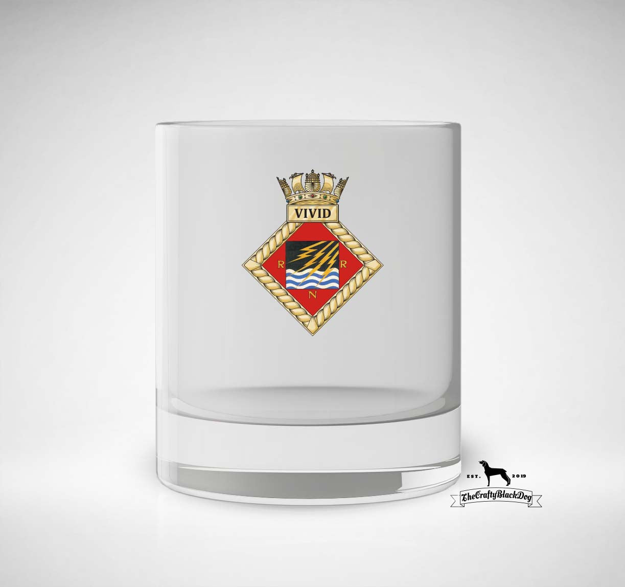 HMS Vivid - Whiskey/Spirit Glass