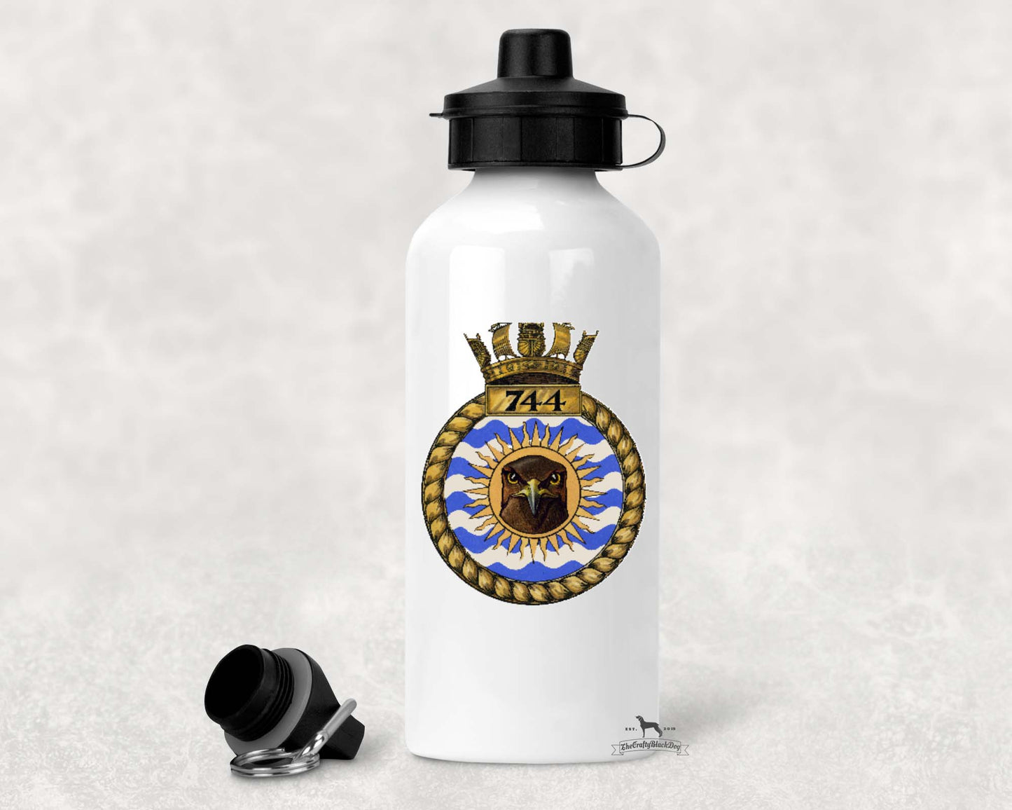 744 Naval Air Squadron - ALUMINIUM WATER BOTTLE