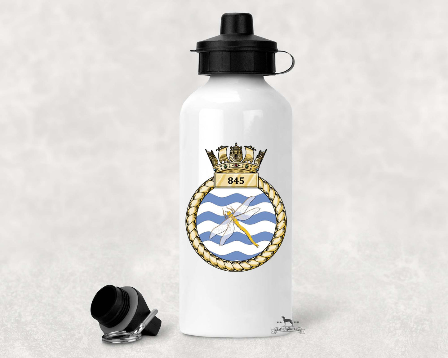 845 Naval Air Squadron - ALUMINIUM WATER BOTTLE
