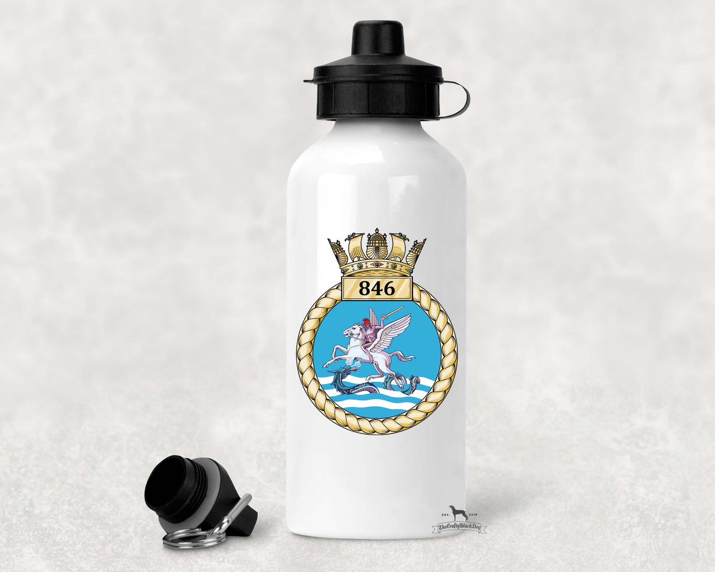 846 Naval Air Squadron - ALUMINIUM WATER BOTTLE