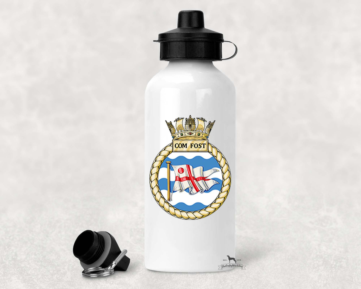 Commander Fleet Operational Sea Training - Com Fost - ALUMINIUM WATER BOTTLE