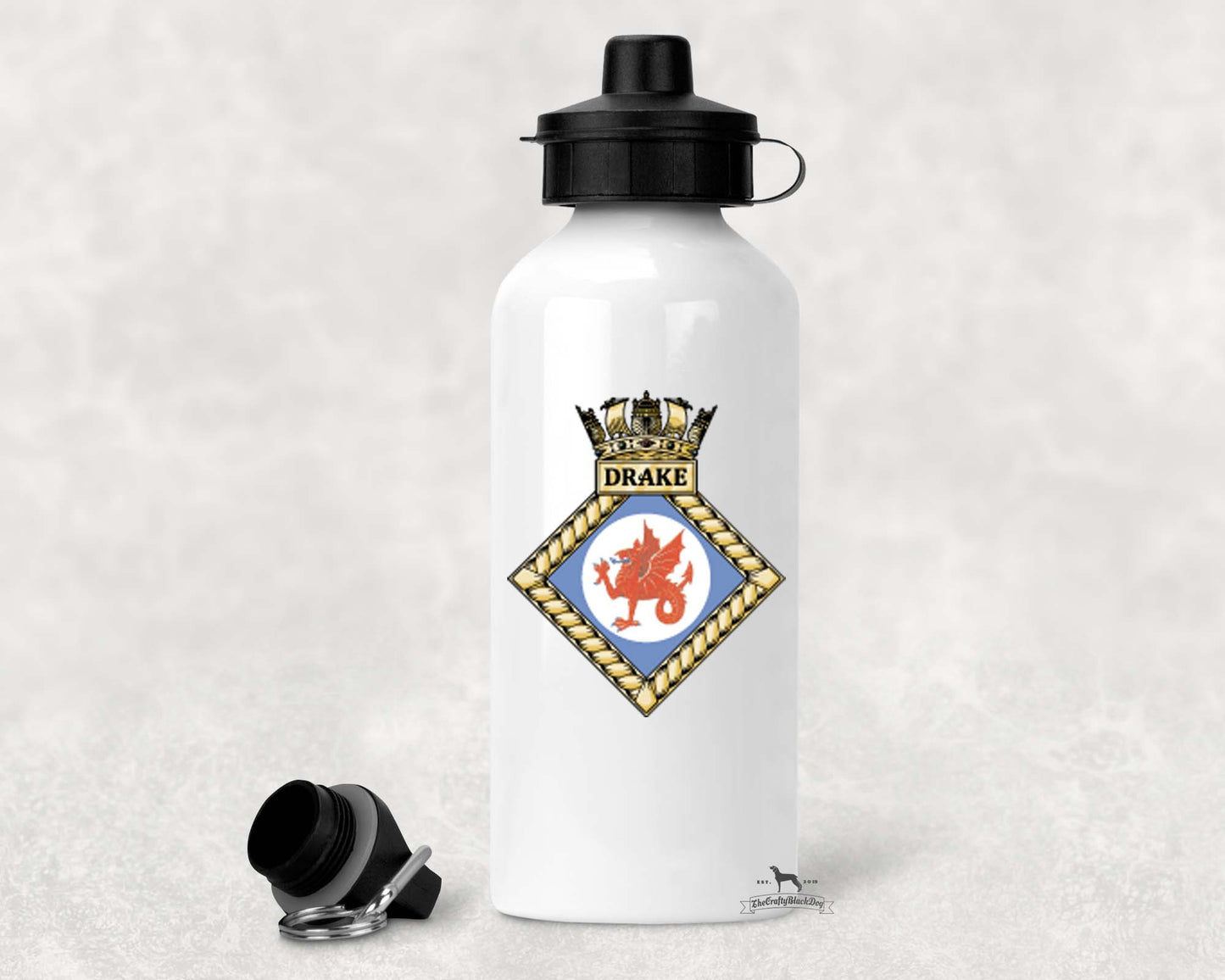 HMS Drake (HMNB Devonport) - ALUMINIUM WATER BOTTLE