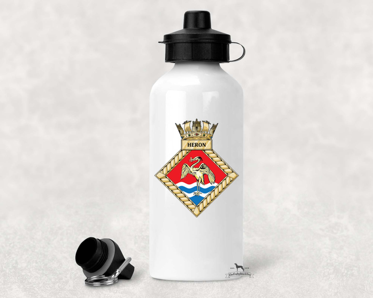 HMS Heron (RNAS Yeovilton) - ALUMINIUM WATER BOTTLE