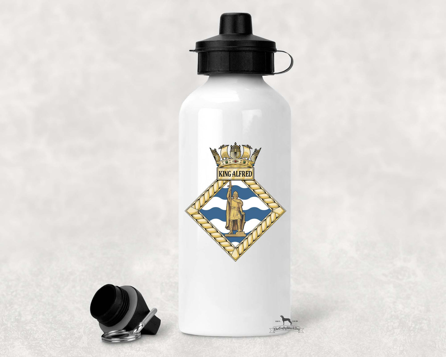 HMS King Alfred - ALUMINIUM WATER BOTTLE