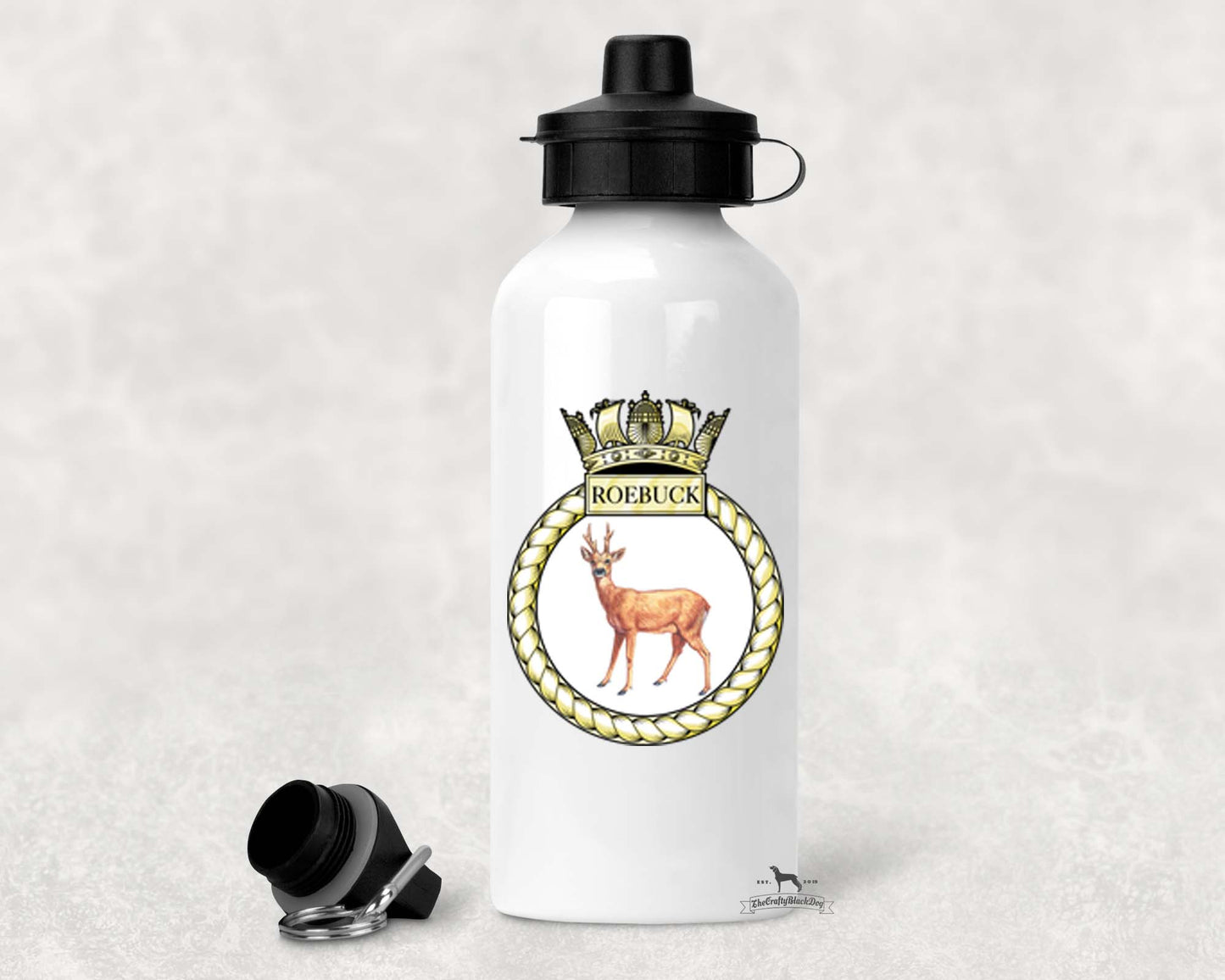 HMS Roebuck - ALUMINIUM WATER BOTTLE