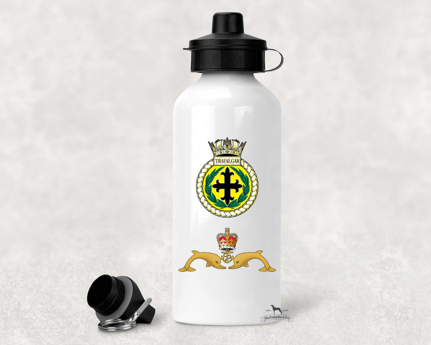 HMS Trafalgar - ALUMINIUM WATER BOTTLE