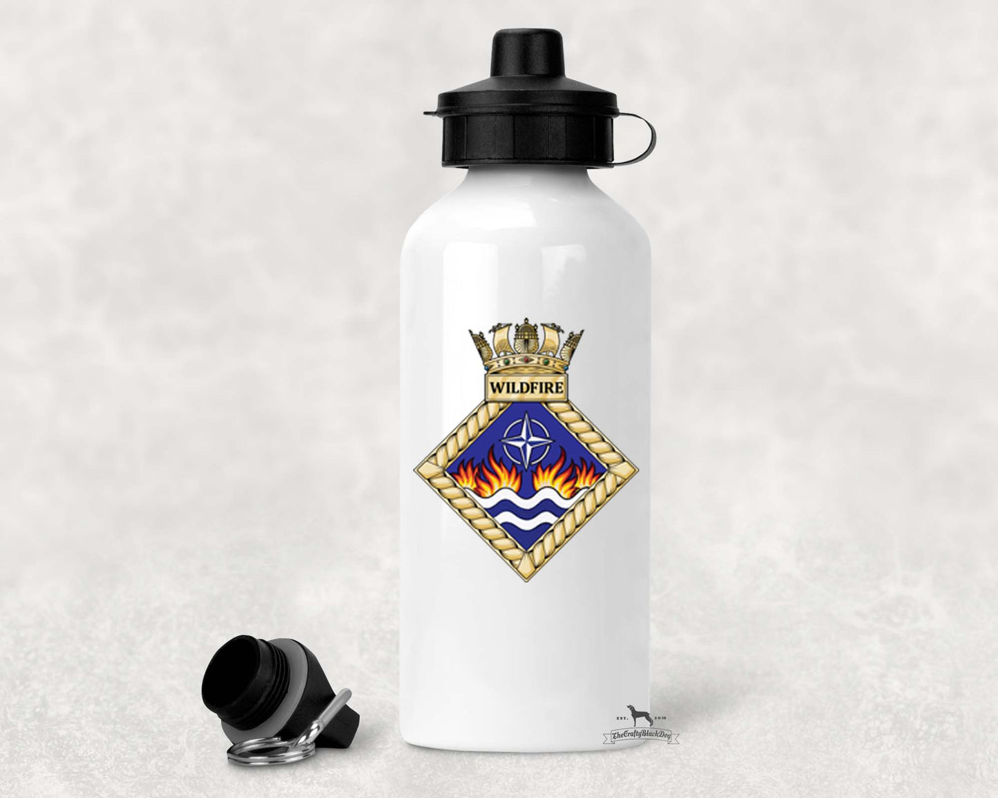 HMS Wildfire - ALUMINIUM WATER BOTTLE