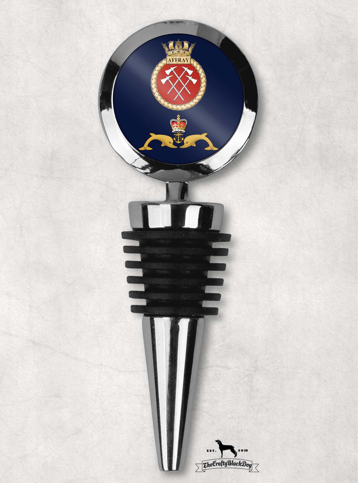 HMS Affray - Wine Bottle Stopper