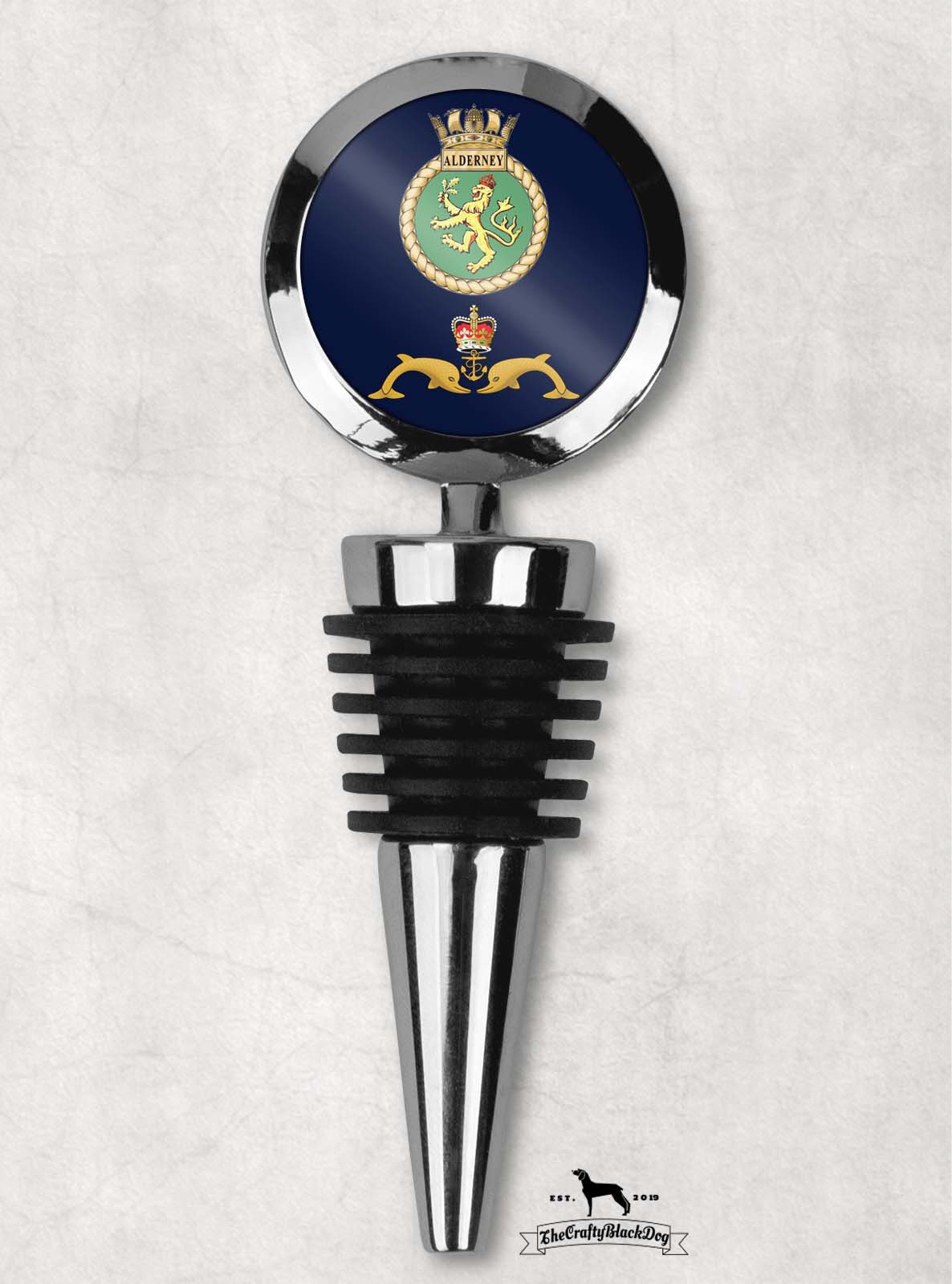 HMS Alderney - Wine Bottle Stopper