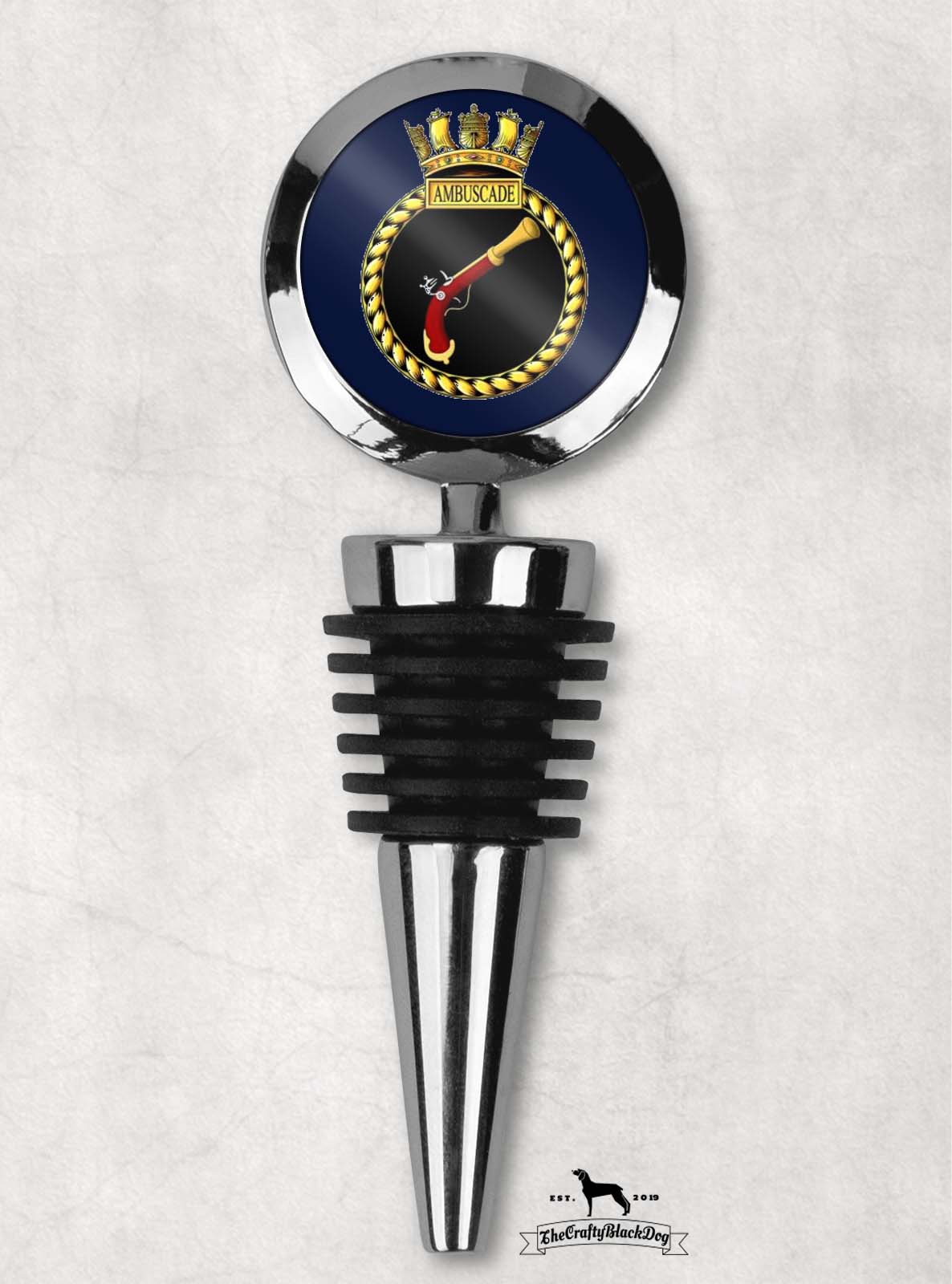 HMS Ambuscade - Wine Bottle Stopper